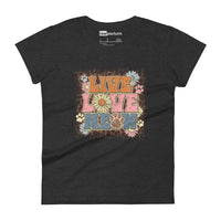 Live Life Meow Womens Tee