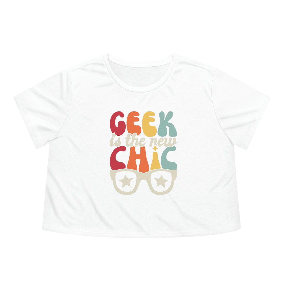 Geek Is The New Chic VII Womens Crop Tee