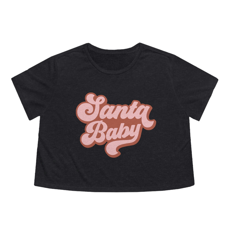 Santa Baby Crop Tee