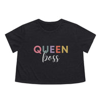 Queen Boss Womens Crop Tee