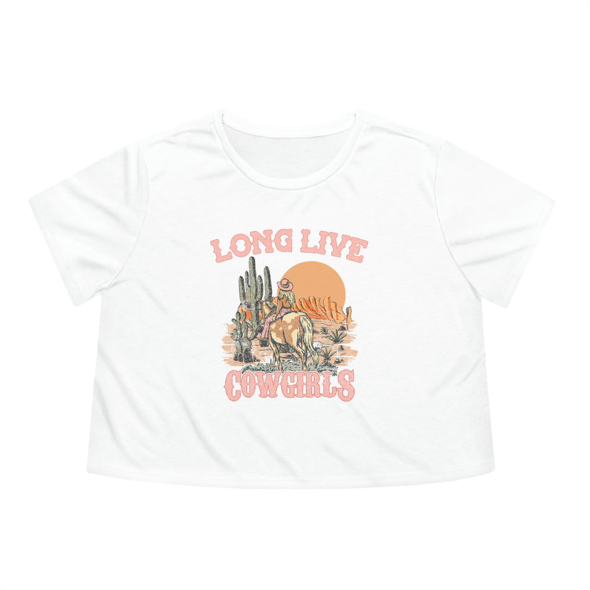 Long Live Cowgirls Crop Tee