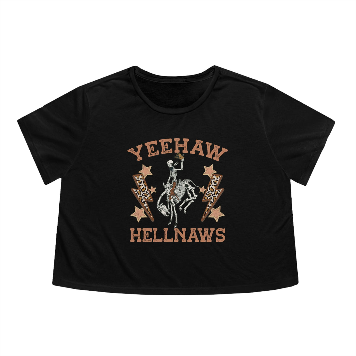 Yeehaw Hellnaws Womens Crop Tee