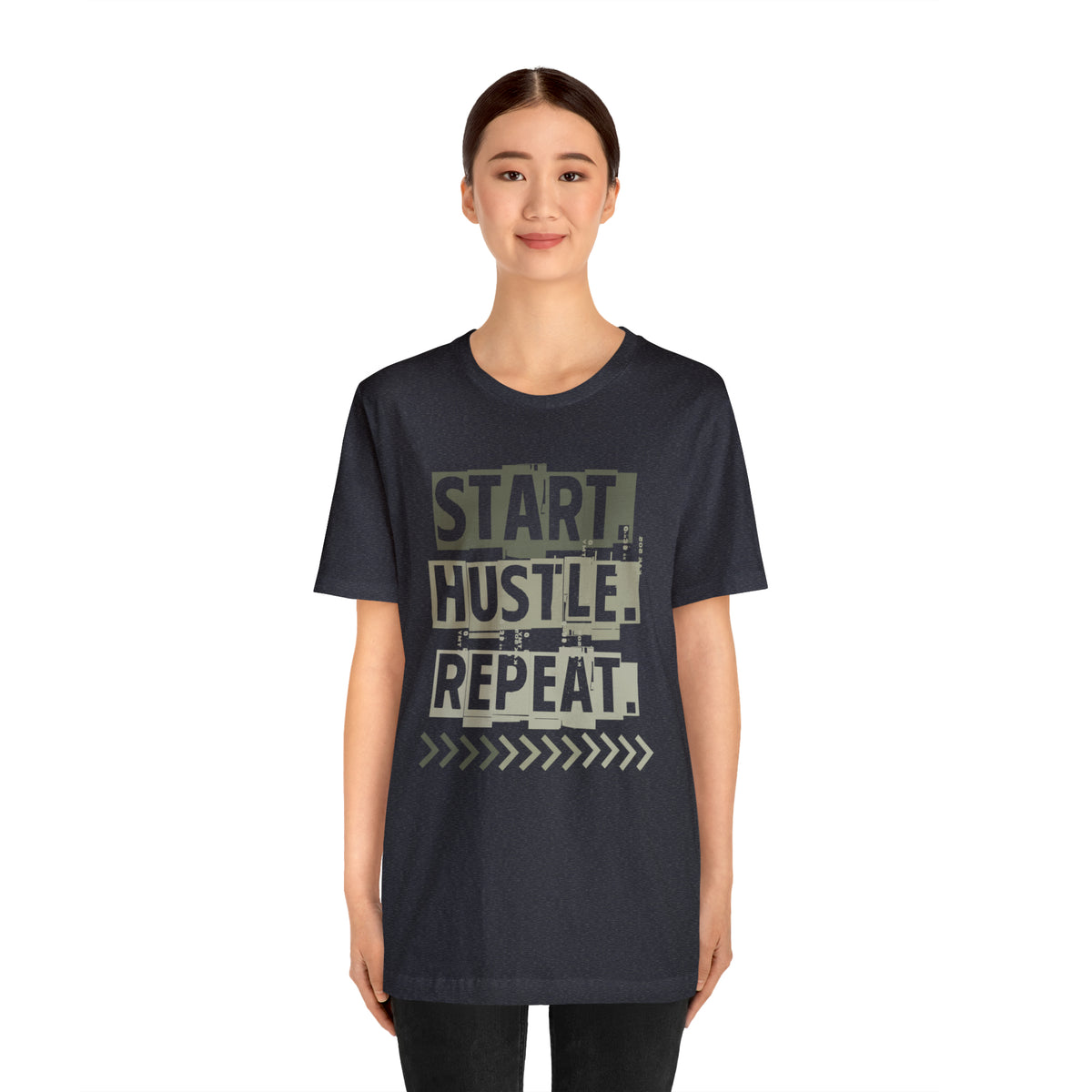 Start Hustle Repeat Mens Tee