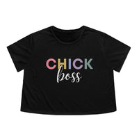 Chick Boss Womens Crop Tee