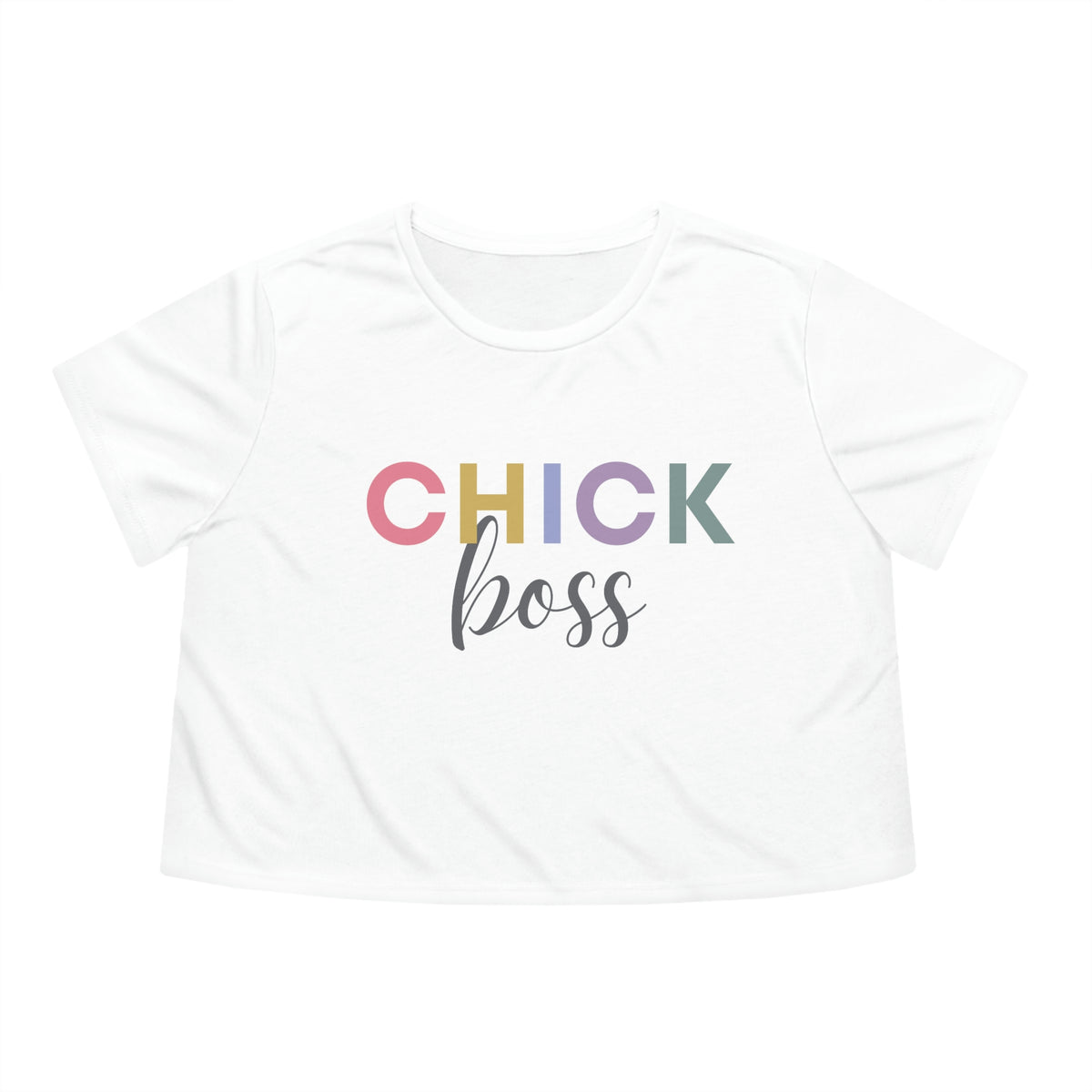 Chick Boss Womens Crop Tee