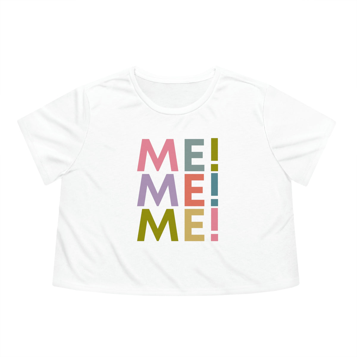 Me Me Me Womens Crop Tee