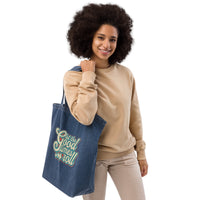 Let The Good Times Roll Denim Tote