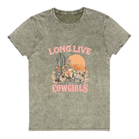 Long Live Cowgirls Mineral Wash Tee