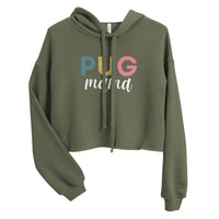 Pug Mama Crop Hoodie