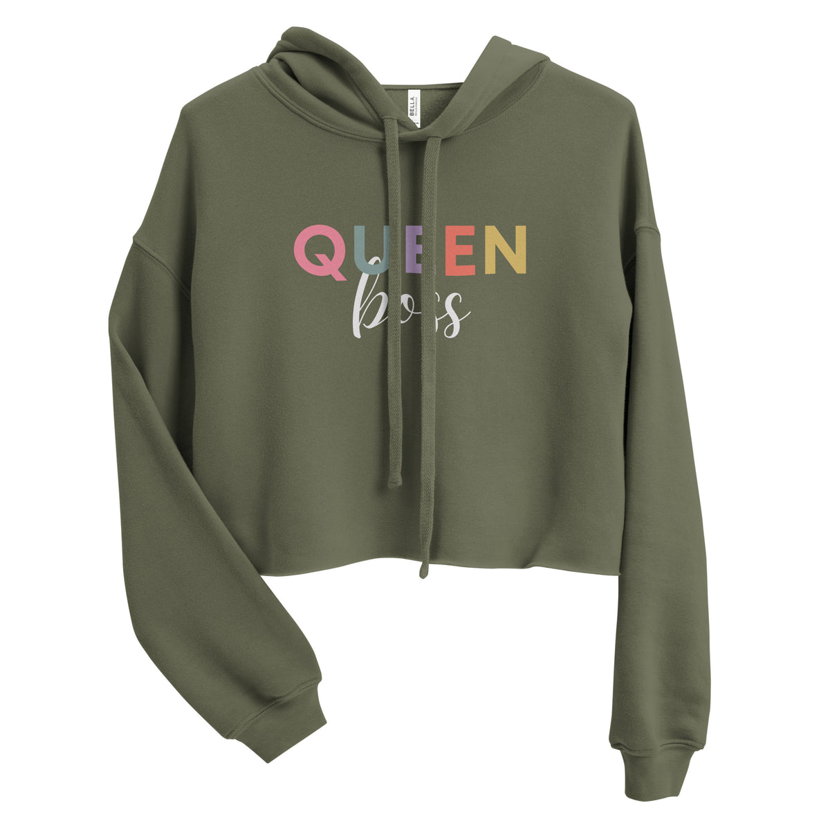 Queen Boss Crop Hoodie