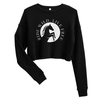 Ride Wild Live Free Horse Crop Sweatshirt