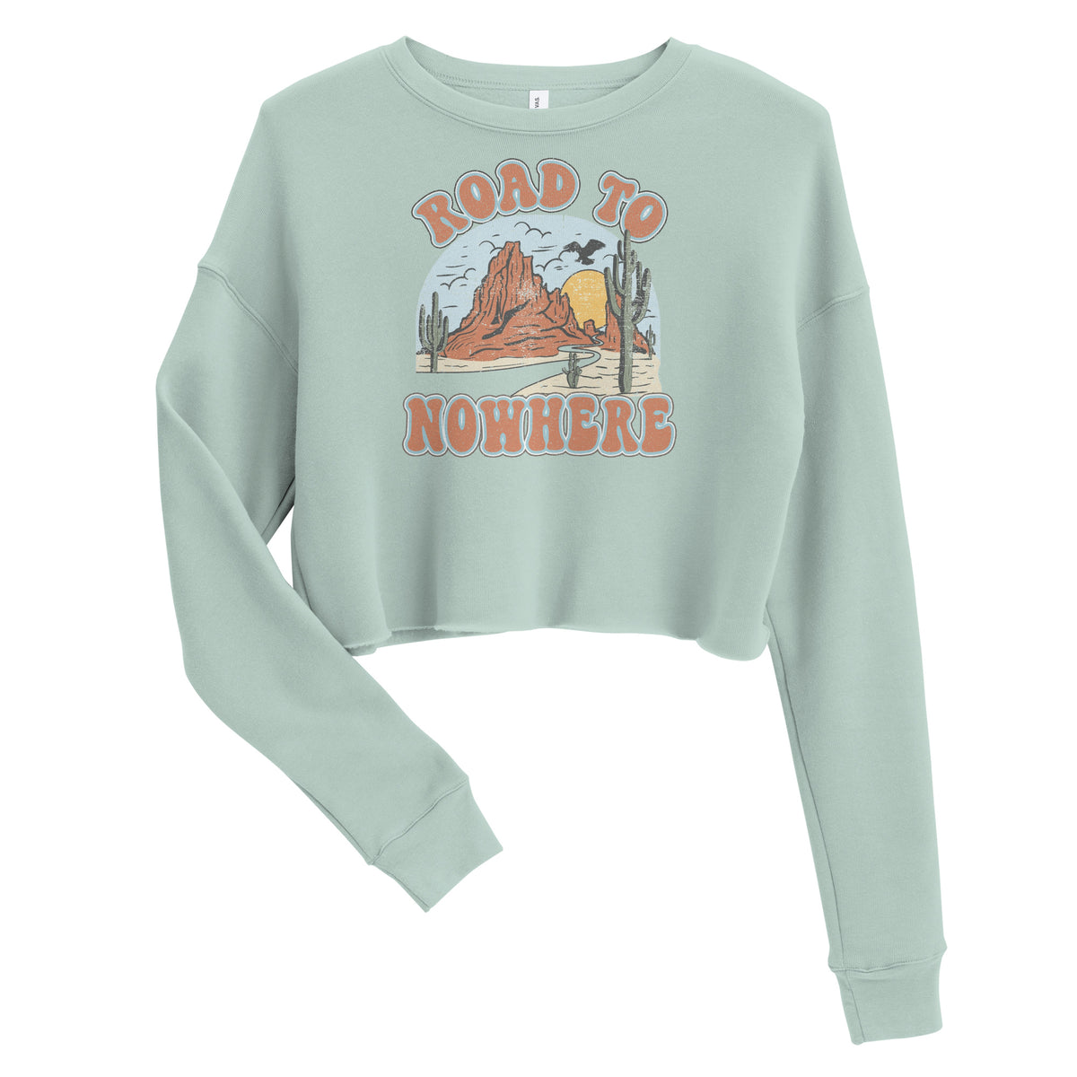 Road To Nowhere Crop Sweatshirt