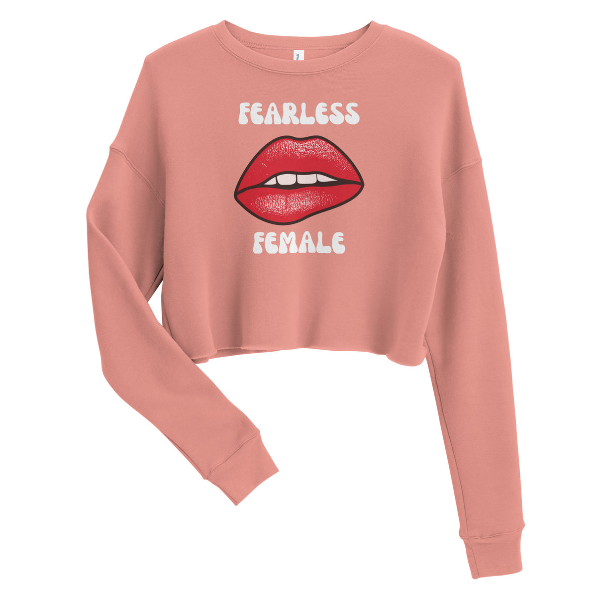 Fearless Female Crop Sweatshirt