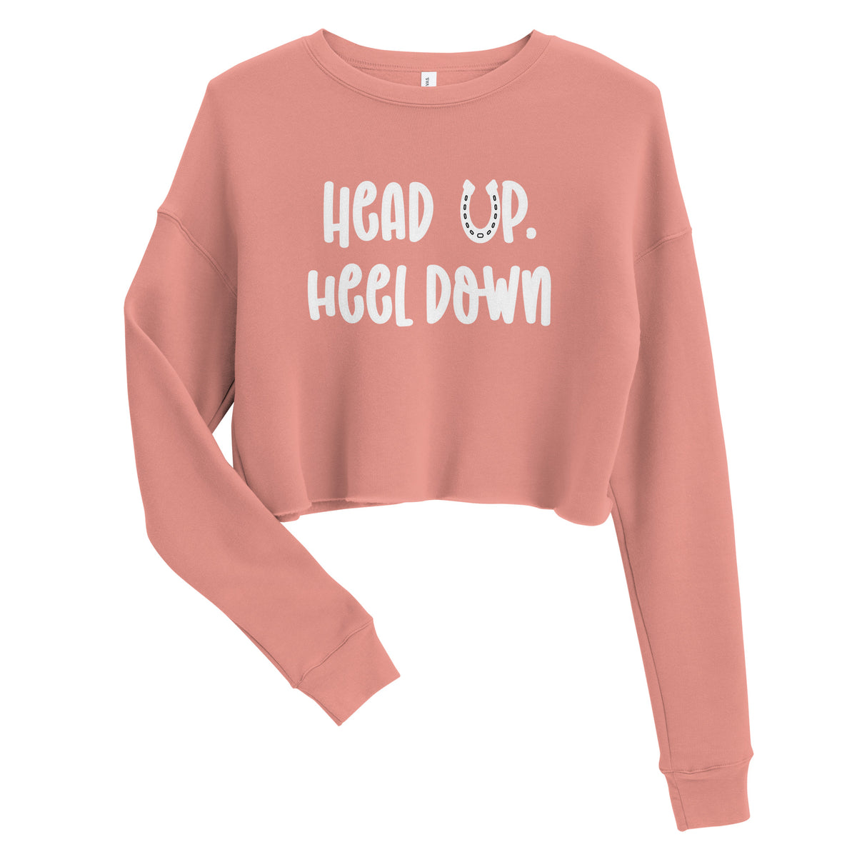 Head Up Heel Down Crop Sweatshirt