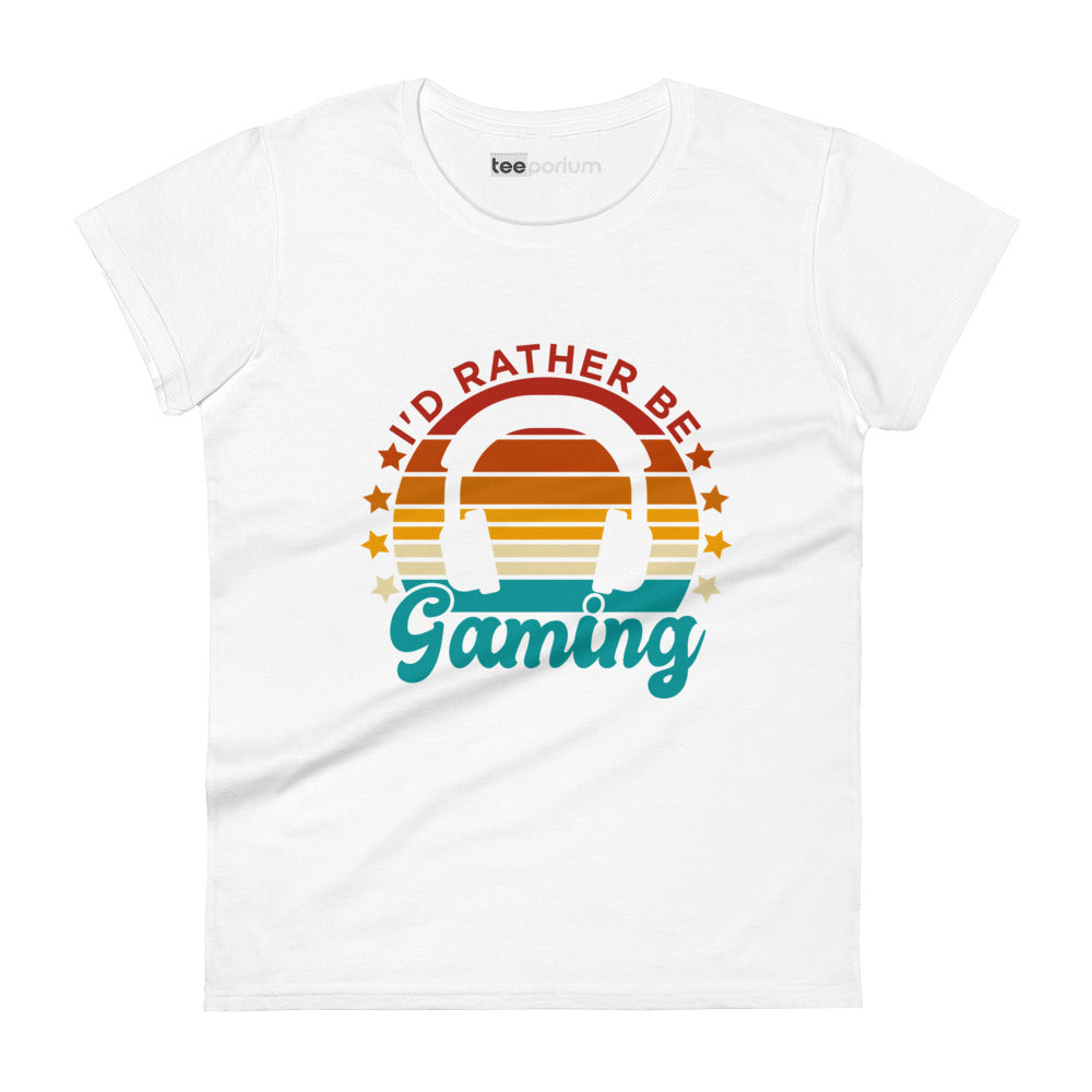 I'd Rather Be Gaming lI Womens Tee