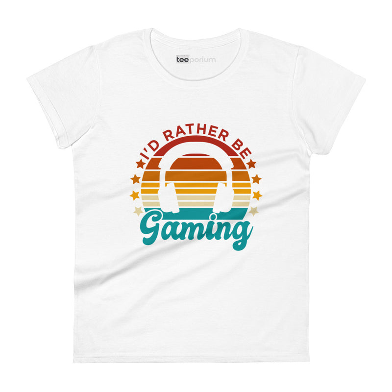 I'd Rather Be Gaming lI Womens Tee