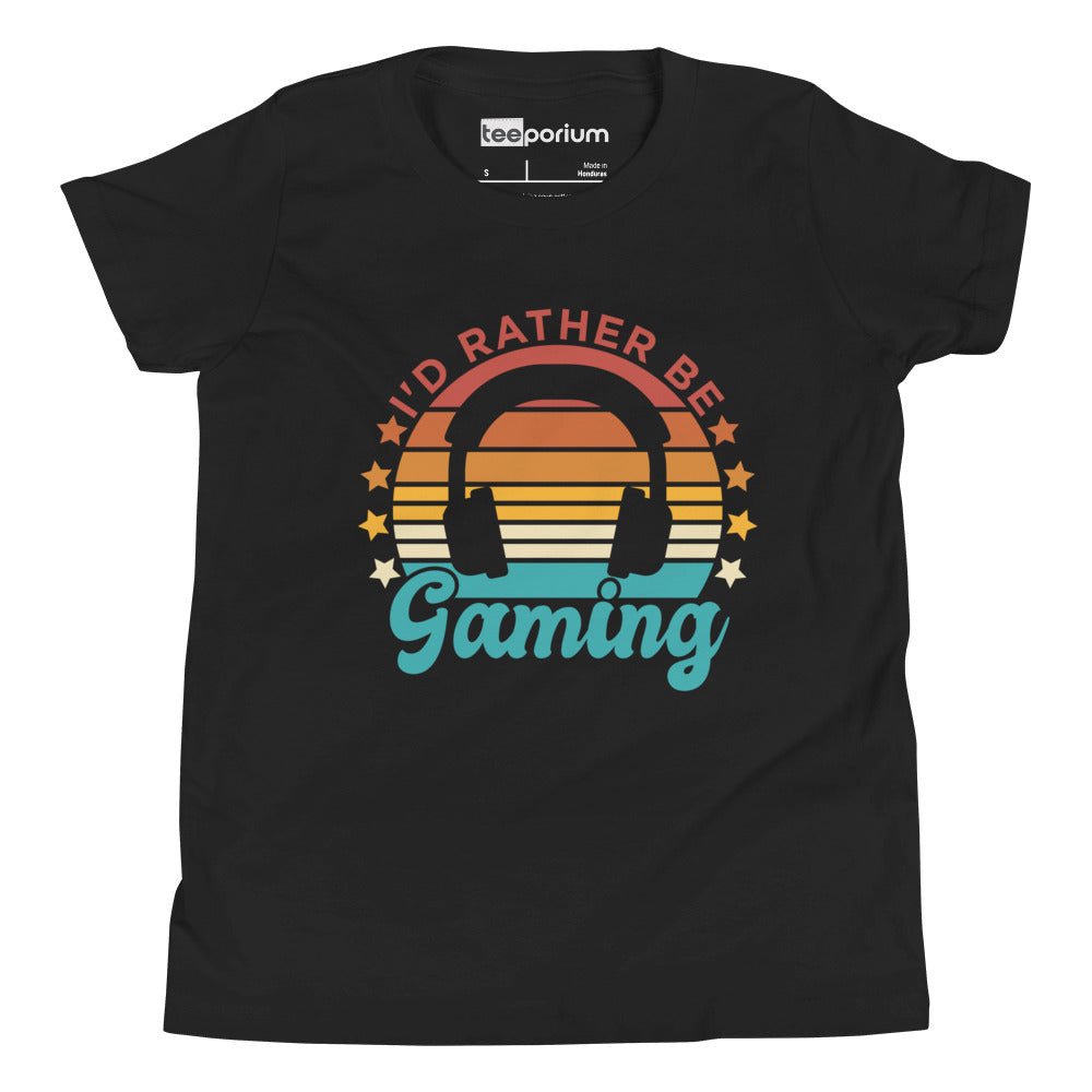 I'd Rather Be Gaming lI Kids Tee